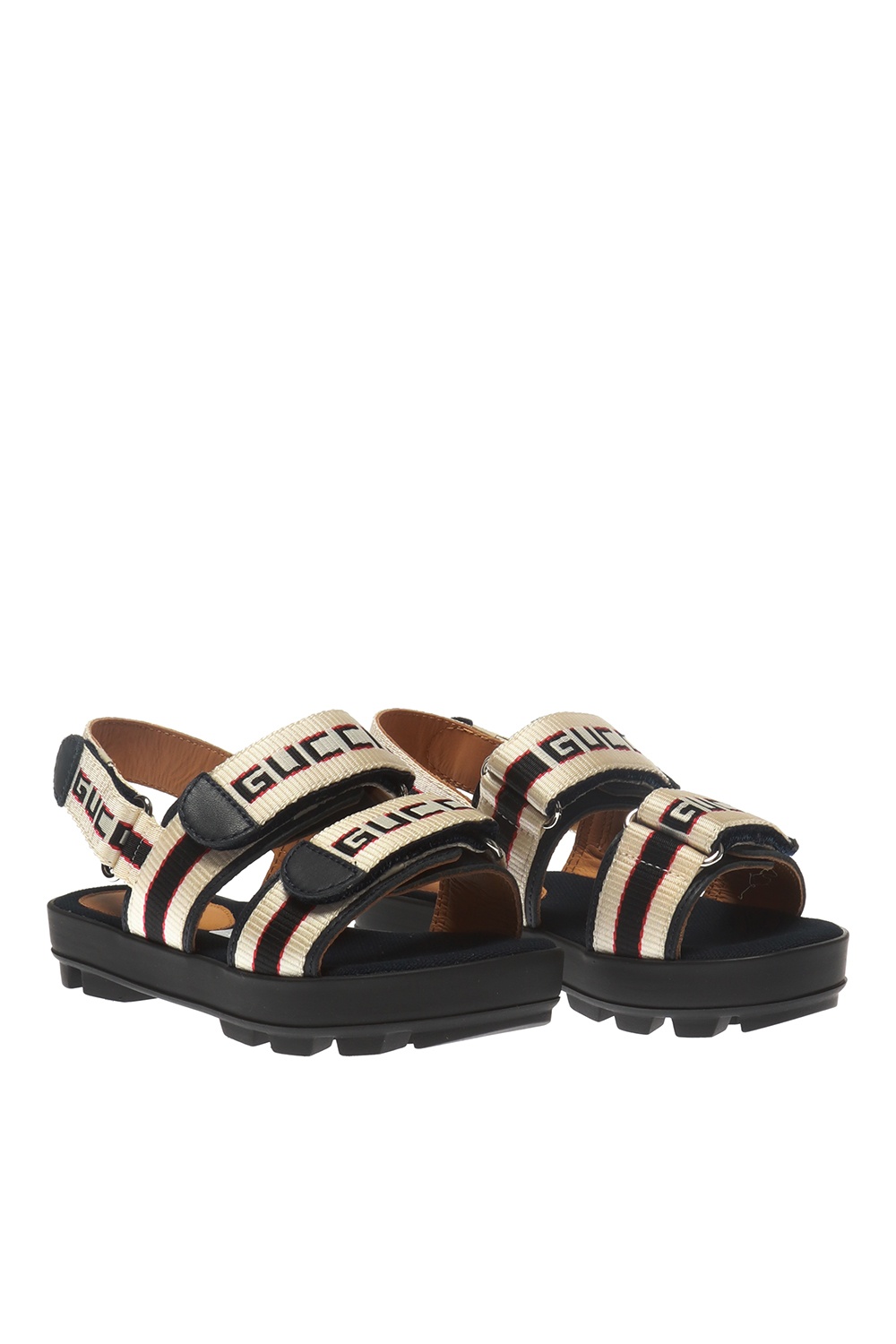 Navy blue Branded sandals Gucci Kids Vitkac Canada